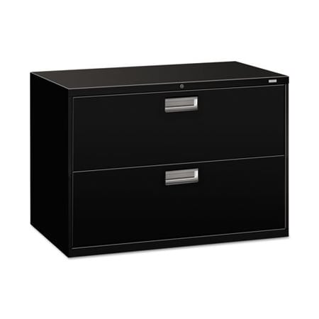 Hon HON, 600 SERIES TWO-DRAWER LATERAL FILE, 42W X 18D X 28H, BLACK 692LP